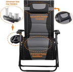 Zero Gravity Extra Wide Reclining Padded Seats with Sunshade