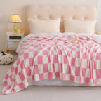 1Pc Fleece Blanket Nap Blanket for All Seasons（50*60IN)(60*80IN)