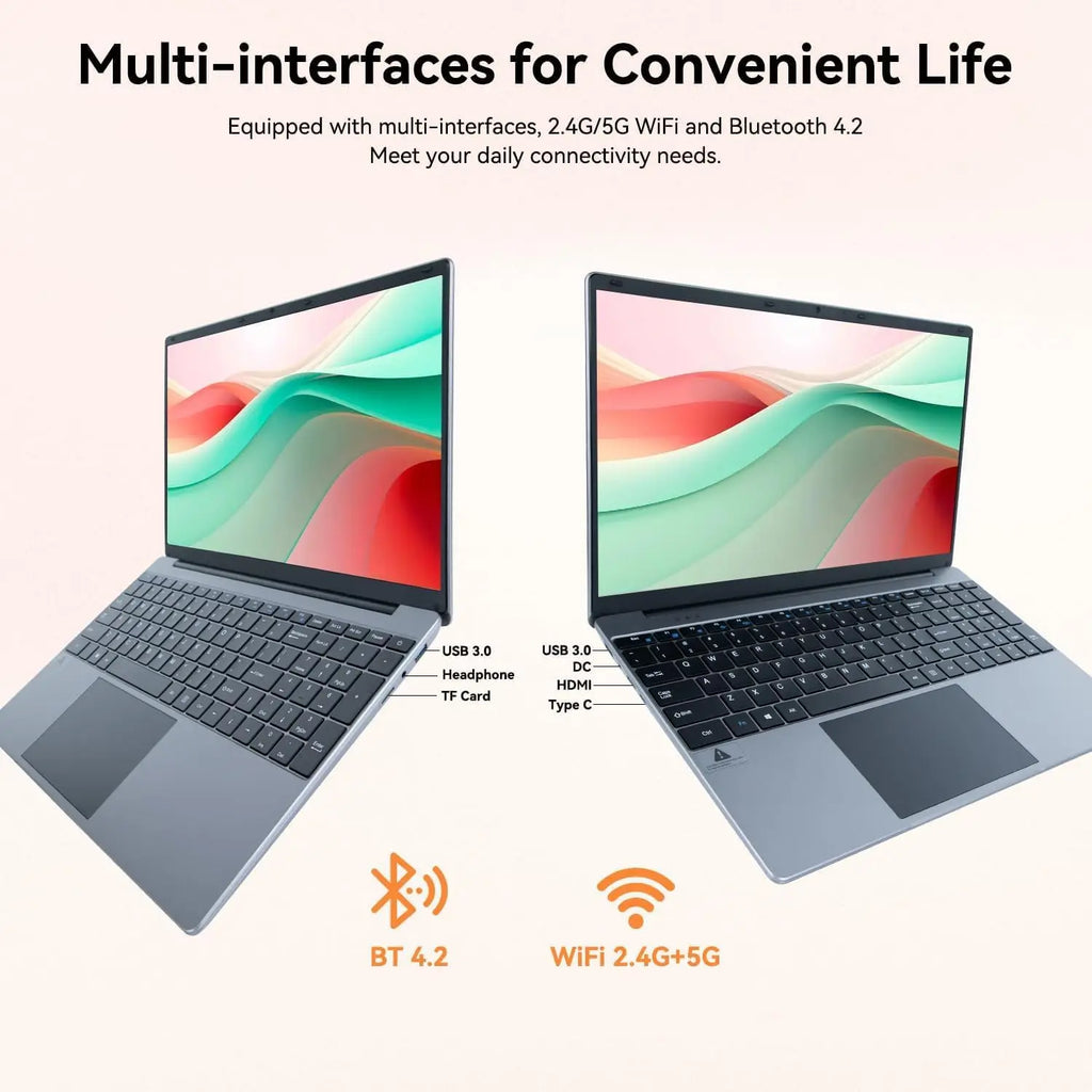 15.6 Inch Laptop Windows 11 Notebook 16G RAM 512GB