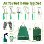 11pcs Garden Tool Set | Gardening Tools With Organizer HandBag