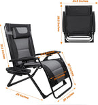 Zero Gravity Extra Wide Reclining Padded Seats with Sunshade