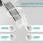 Smart Toilet with Built-in Bidet, AUTO Open/Close, Warm Water Sprayer, AUTO Dual Flush, Heated Bidet Toilet Seat