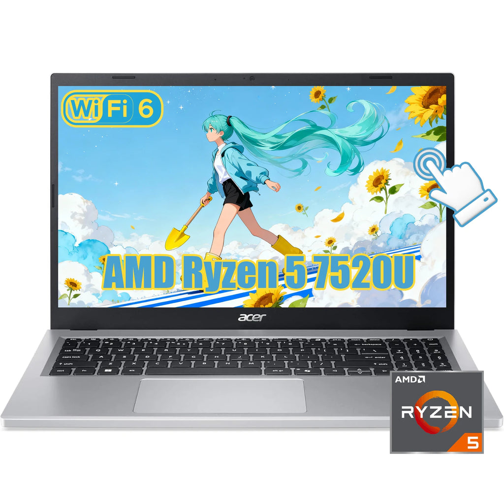 Acer Aspire Go 15.6" FHD Touchscreen Laptop, Windows 11 Home