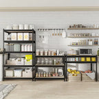 60/72 Inch Heavy-duty Metal Storage Rack, With A Load-bearing Capacity Of 2000 Pounds Per Layer, Adjustable Height Shelves
