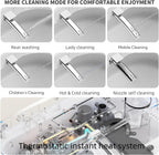 Elongated Smart Toilet with Bidet Built in, Foam Dispenser, Voice Control, One-Piece Bidet Toilet with Warm Water and Dryer