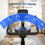 Exercise Bike Brake Pad/Magnetic Stationary Bike with Exclusive App Low Noise Indoor Cycling Bike with Fitness Courses