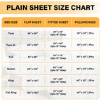 6 Piece Ultra-Soft Microfiber Bed Sheets with Flat Sheet, 16 Inches Deep Pocket Fitted Sheet