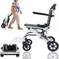 Large size Portable Folding Transport Wheelchair