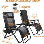 Zero Gravity Extra Wide Reclining Padded Seats with Sunshade