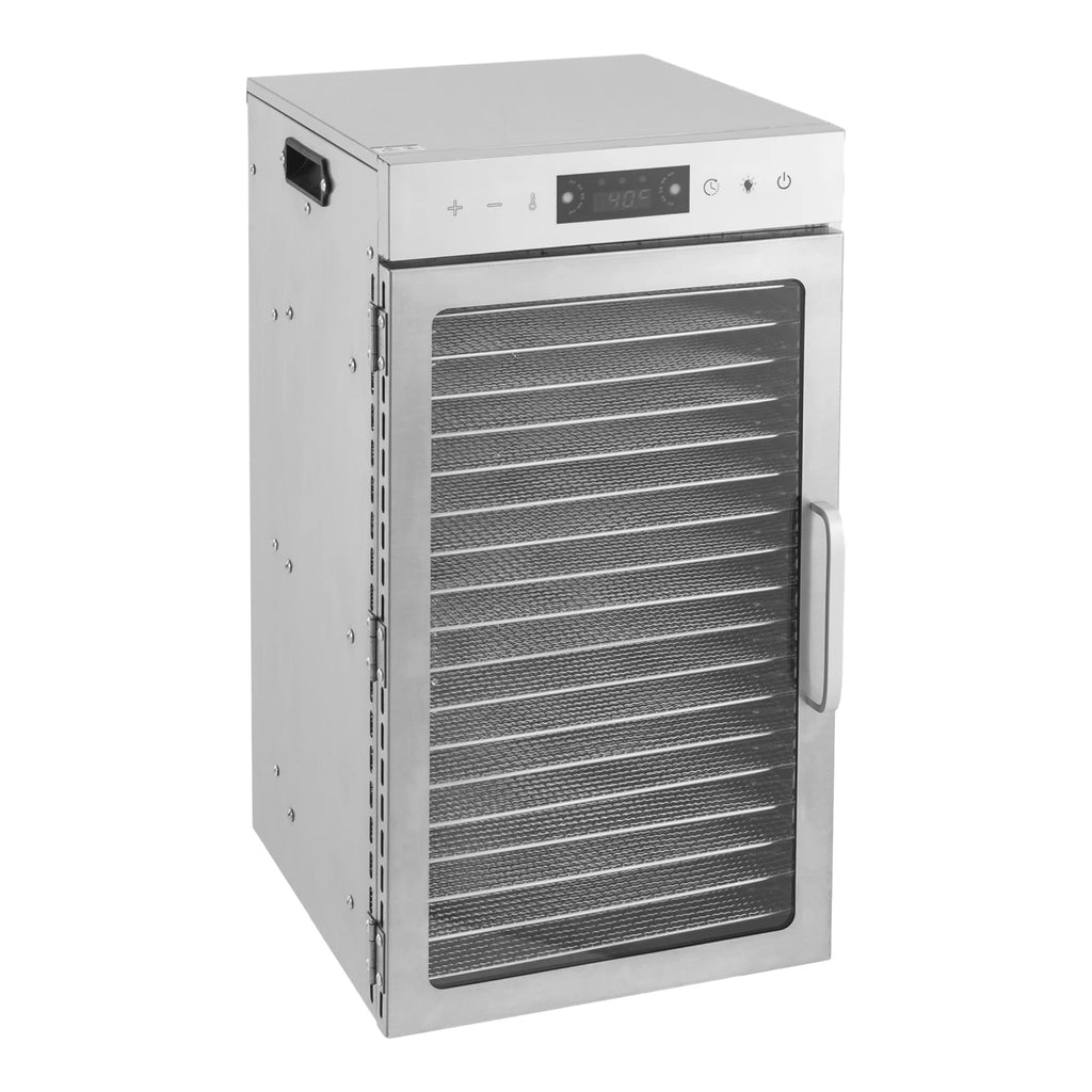 Commercial Dehydrator 18 Stainless Steel Trays Fruit Vegetable Food Dry Machine