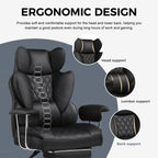 Tall Gaming Chair, Pocket Spring Lumbar Support,