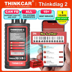OBD2 Scanner Support CAN FD Protocols Fit For GM Car Brands Free Full Soft wares 16 Reset Functions ECU Code