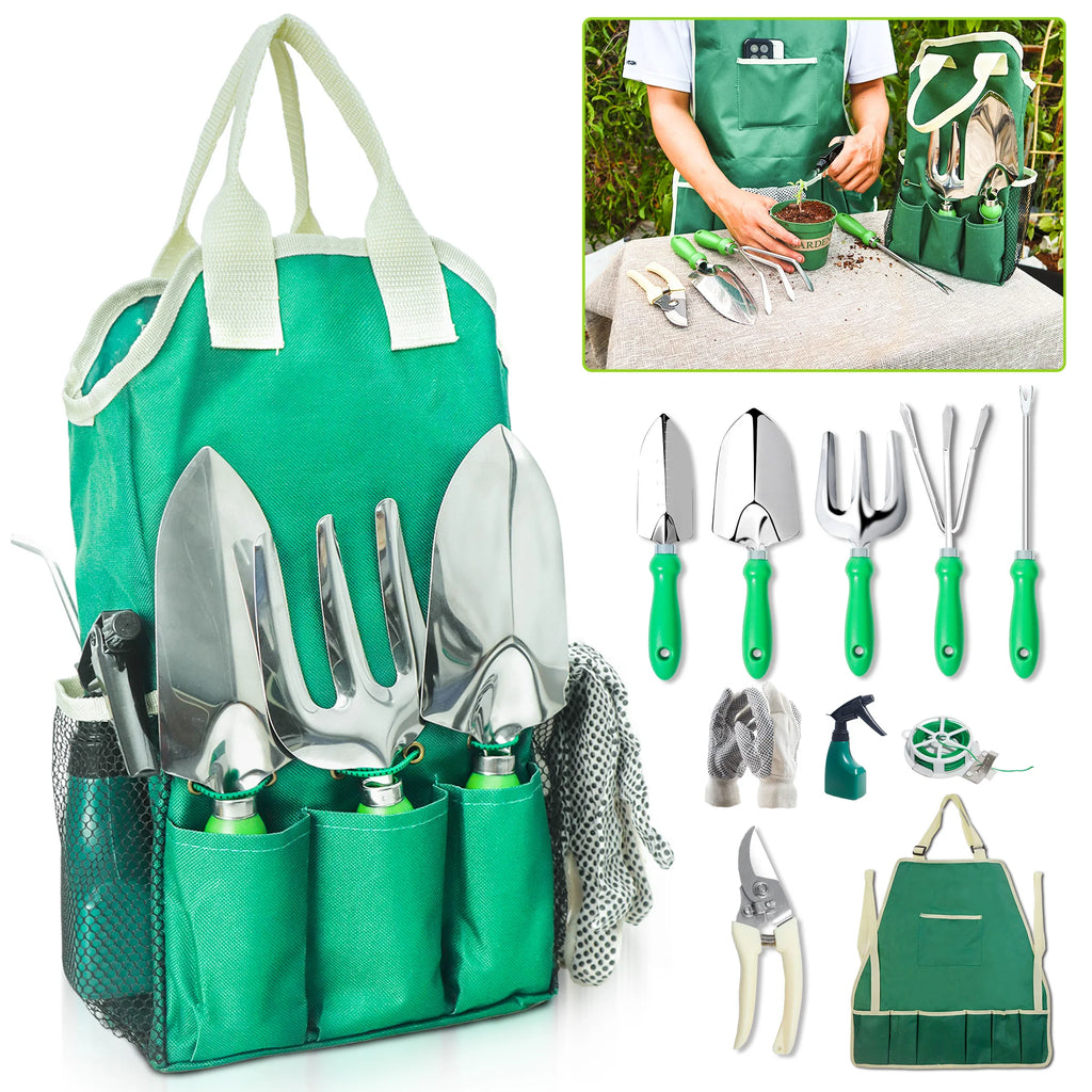 11pcs Garden Tool Set | Gardening Tools With Organizer HandBag