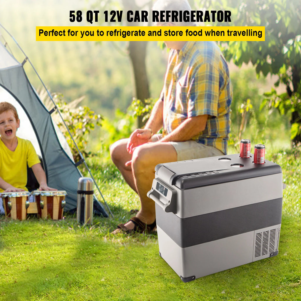 35L 45L Car Refrigerator Mini Fridge Freezer Portable Compressor Cooler DC 110-240V Ice Box for Camping