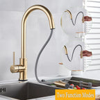 Deck Mounted 360 Rotation Sensor Tap Cold and Hot Water Mixer Tap Battery Powered
