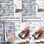Purification Kitchen Faucets Black Pull Out Kitchen Water Filter