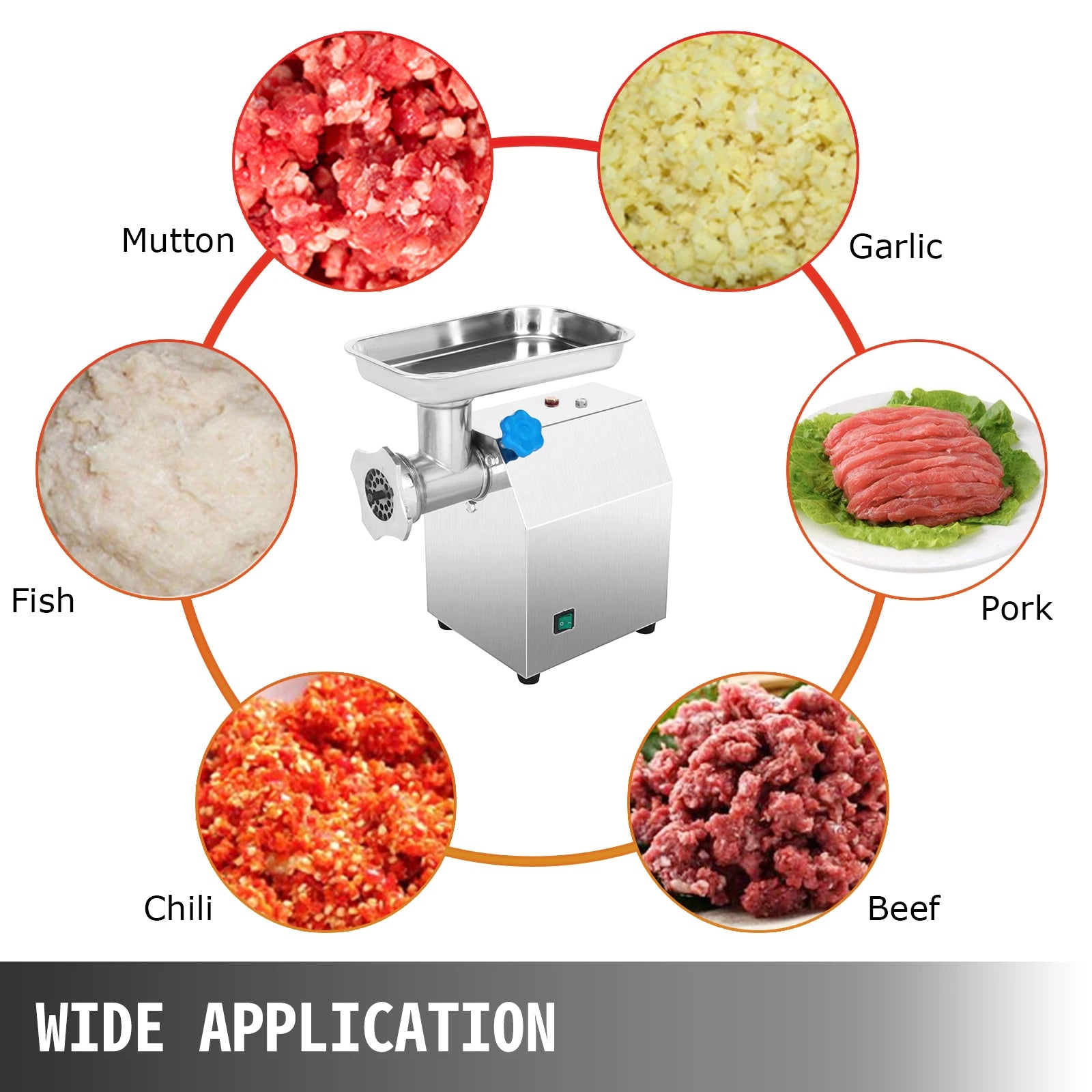 250Kg/H Electric Food Processor