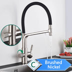 Purification Kitchen Faucets Black Pull Out Kitchen Water Filter