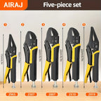 5 pcs Locking Pliers Set