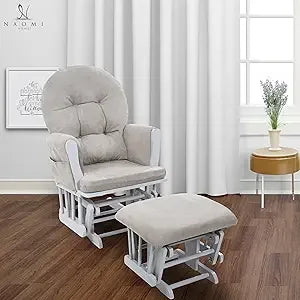 Nursery Rocking Chair with Ottoman