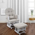 Nursery Rocking Chair with Ottoman