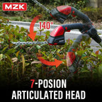 2-in-1 20V Pole Mini Hedge Trimmer & Grass Shear, 13ft Reach