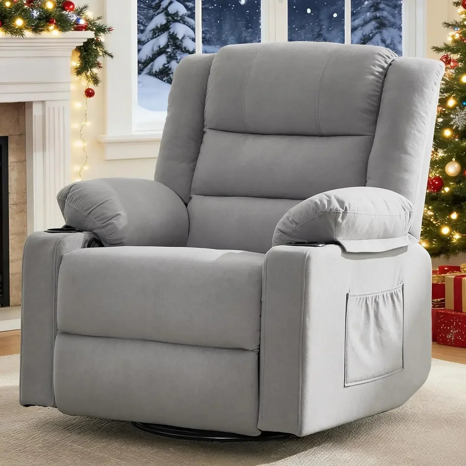 360°Swivel Rocker Recliner Chair