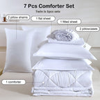 5pcs/7pcs Twin Full Queen King Bedding Sets