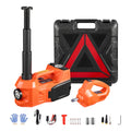 5T Electric Scissor Jack with Built-In Inflator 12V Tire Changer