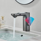 Smart LCD Dual Sensor Bathroom Basin Faucet