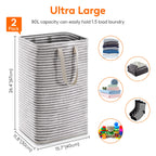 Freestanding Waterproof Clothes Hamper with Easy Carry Handles