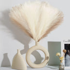 10/30 Pcs Artificial Pampas Grass Fluffy Reed Bouquet  Wedding Decoration Table Flower Arrangement