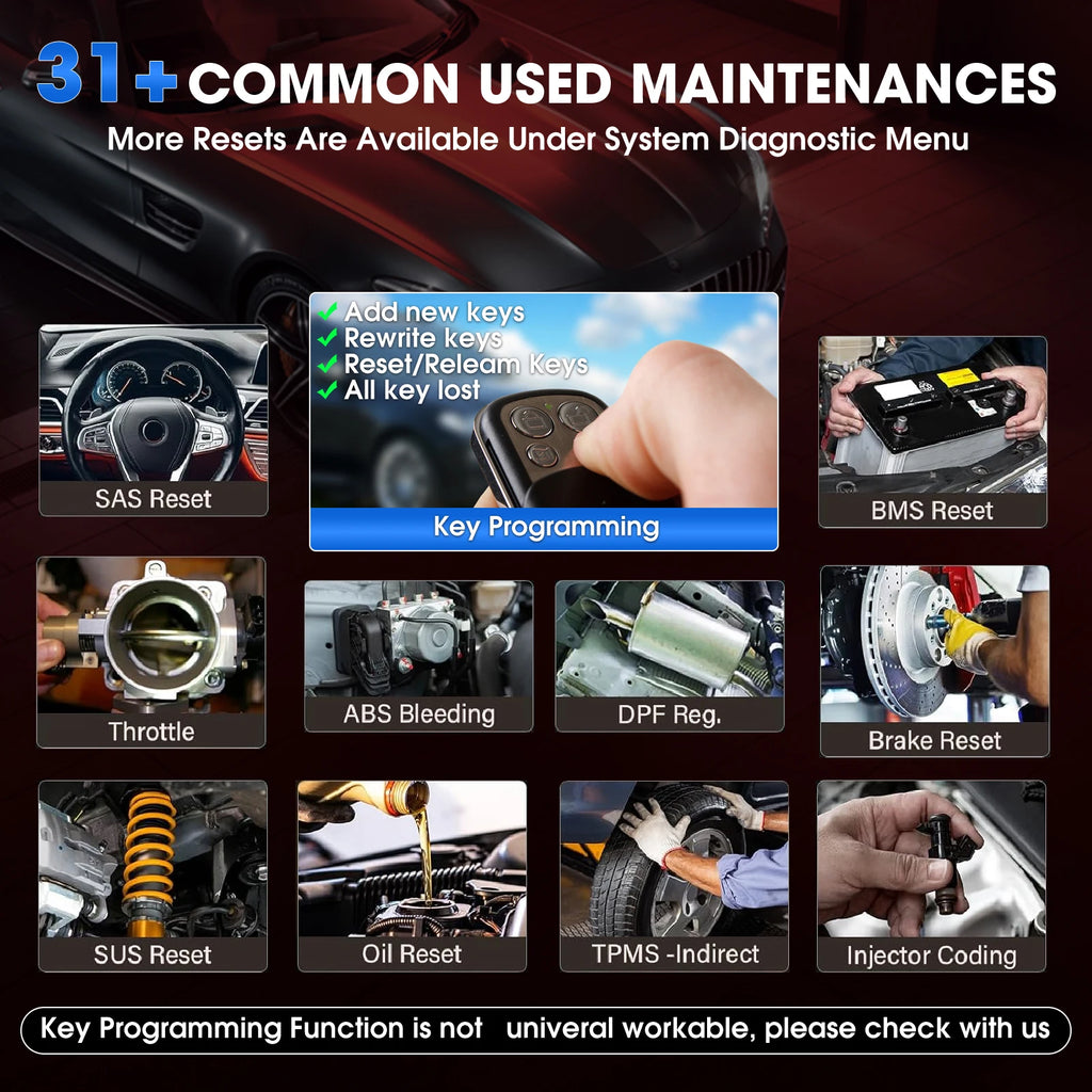 [Lifetime Free Update] OBD2 Scanner ECU Coding Bidirectional 28 Reset ALL System Diagnostic Tool PK THINKSCAN MAX 2