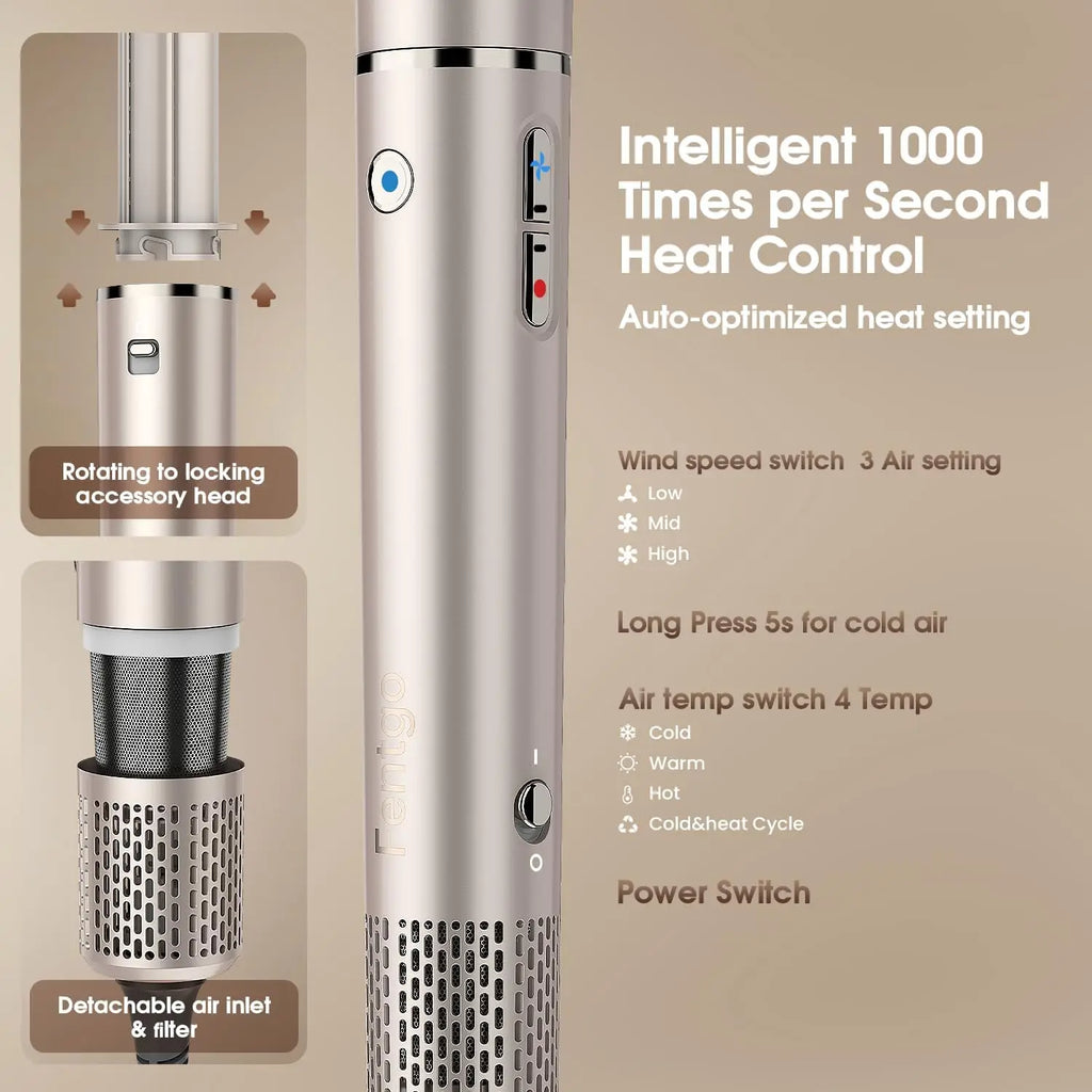3 in 1 With 110,000 RPM High-Speed Negative Ionic Blow Dryer for Blow Out and Hair Styling