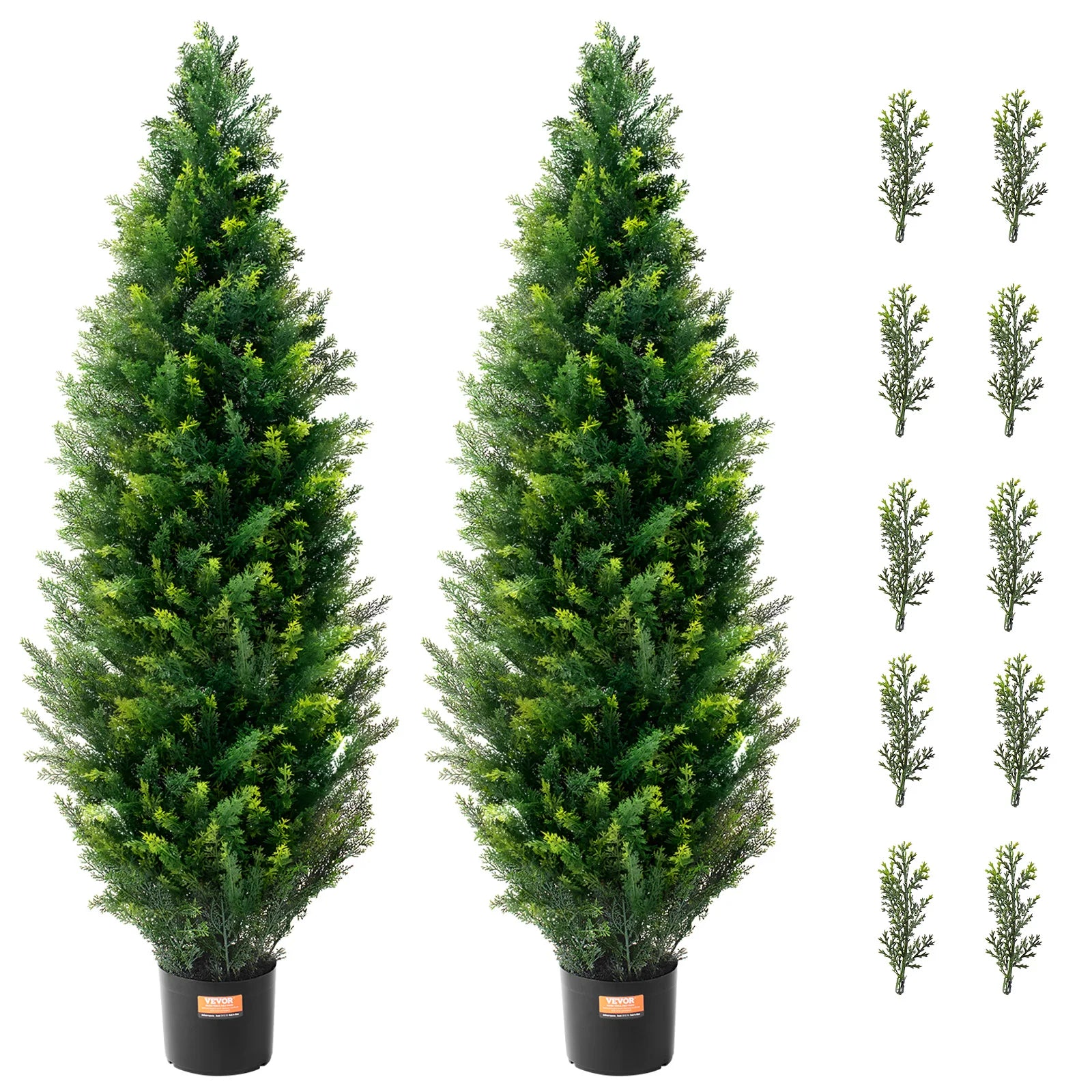 Artificial Cedar Topiary Tree, Evergreen