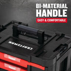 Durable Plastic Tool Box with Drawers and Removable Dividers