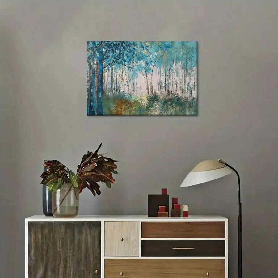 1pc Framed Forest Landscape Wall Arts Posters