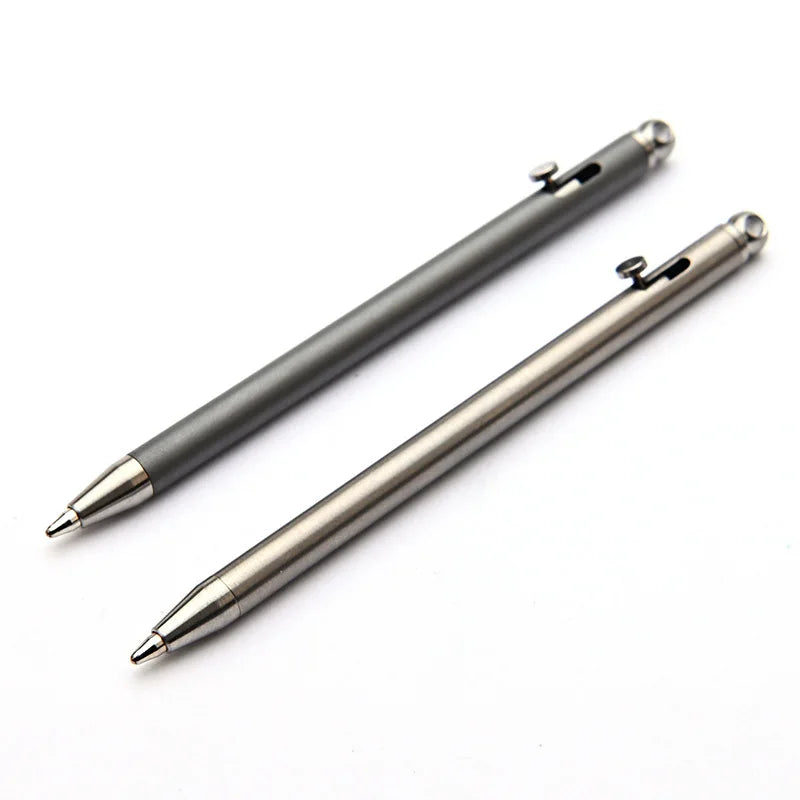 Pure Titanium Compact Bolt Pen