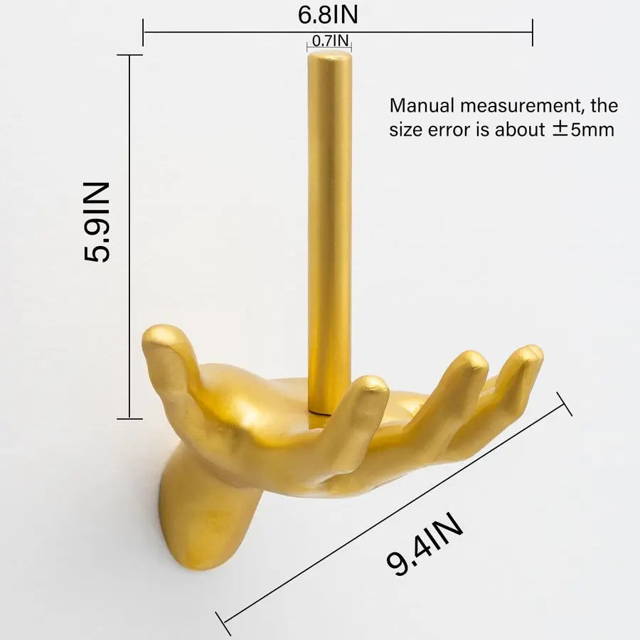 Hand Toilet Paper Holder Wall Mount