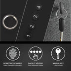 Biometric Slider Handgun Gun Safe for Nightstand, Desk, Bed Side, Truck