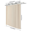 Folding Shower Curtain, Moisture-proof