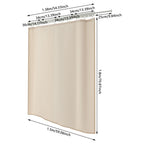 Folding Shower Curtain, Moisture-proof