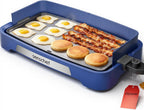 Cleansnap 20-inch Electric Griddle Nonstick Grill Foldable Design Perfect Gift for Family Feasts