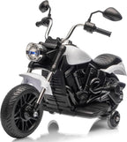 12V Battery Powered Kids Electric Motorcycle 3-Wheel Ride On Toy w/Training Wheels,Reverse,Headlight,Horn,Music,for Toddlers 3-6