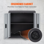 Wall Cabinet Metal Garage Locker Mounted Tool Chest Adjustable Shelf