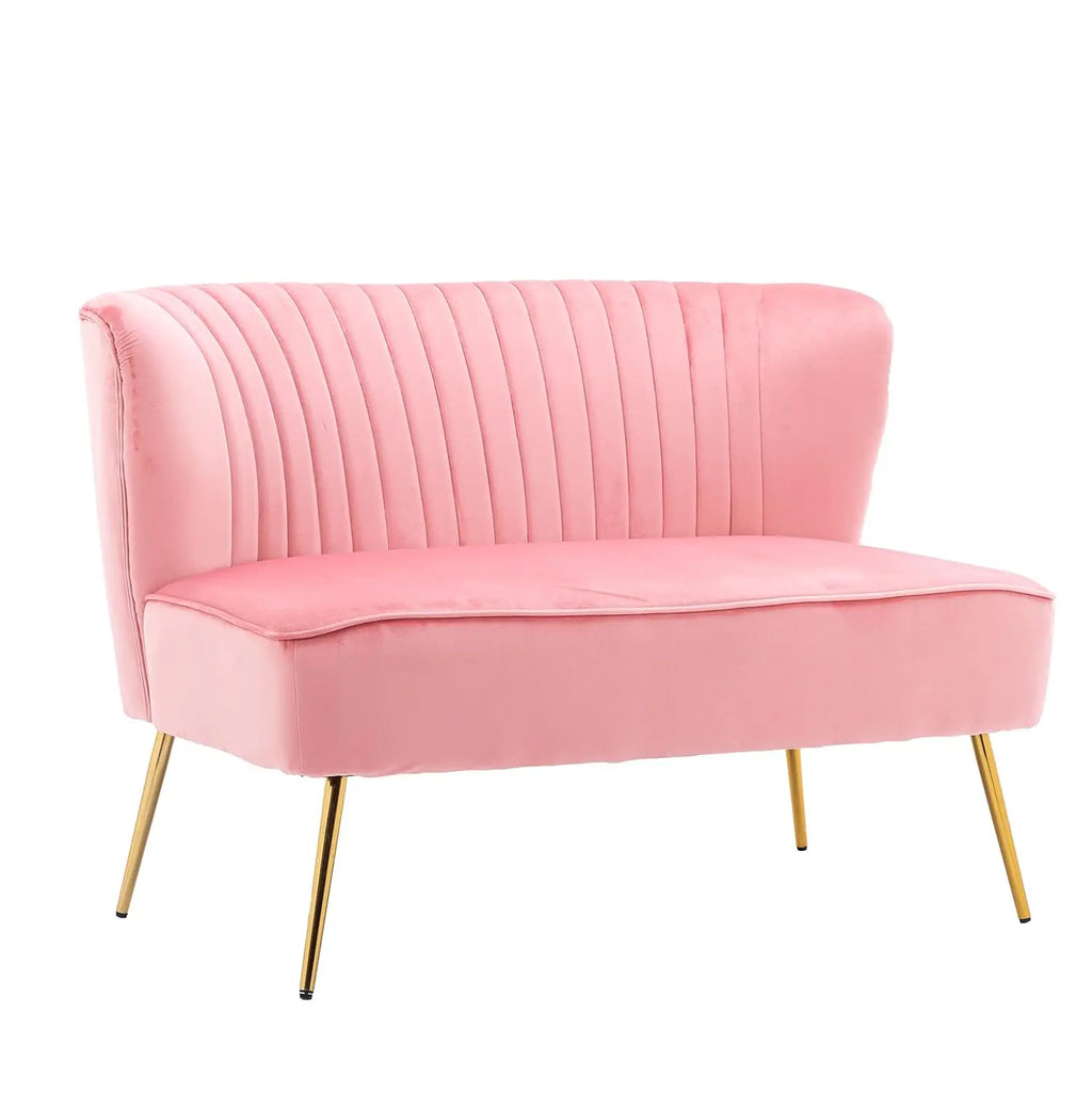 Velvet Couch Modern Loveseat Sofa Twin Size Contemporary Sofas Upholstered with Contemporary Velvet Upholstered Sofa Couch for L