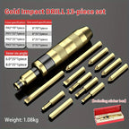 Heavy-Duty Impact Screwdriver Set - Manual Power Tool for Stubborn Screws, Automotive & Machinery Repair