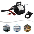 Electric Winch Portable Motor Winch Cable Hoist 9.2 m Steel Cable Lifting Hoist
