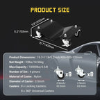 Heavy Duty Vehicle Dolly for Moving Car with 2.5 Inch Nylon Wheels