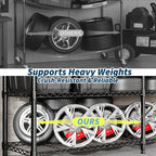 Heavy Duty Metal Shelving Unit 4-Tier Wire Rack Shelves for Storage